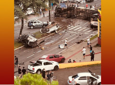 A rua ficou parecendo uma "pra&ccedil;a de guerra"
