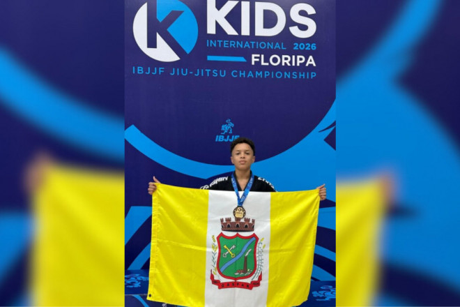 Gregory Noronha foi campe&atilde;o na categoria infanto-juvenil