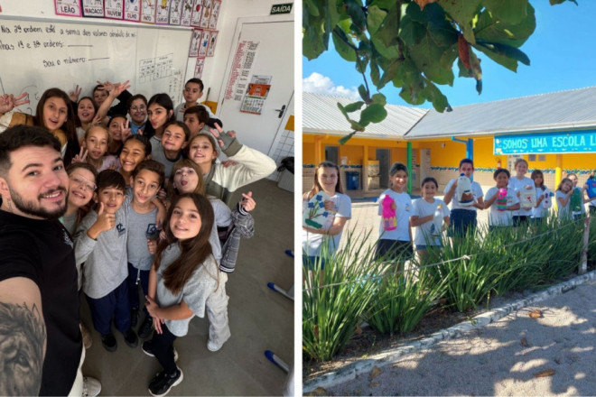 Projetos desenvolvidos em duas escolas de Gaspar garantiram vaga na final estadual do Pr&ecirc;mio Educador Transformador
