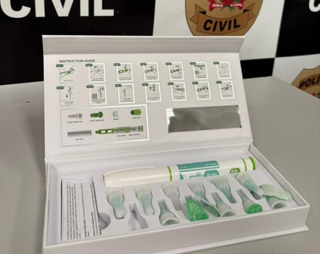 Produto apreendido pela polícia