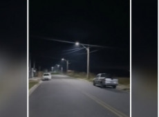 A troca das l&acirc;mpadas ocorreu na segunda-feira, dia 9