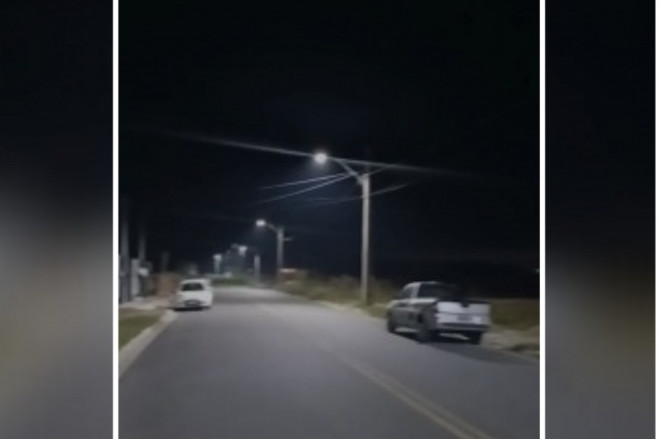 A troca das l&acirc;mpadas ocorreu na segunda-feira, dia 9