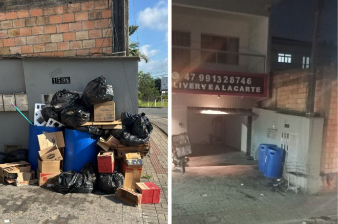 Prefeitura agiu r&aacute;pido e recolheu o lixo ainda na noite de quinta-feira (12)