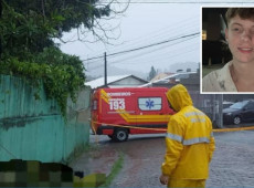 Andrei foi atingido pela descarga el&eacute;trica quando retornava do trabalho de moto