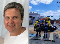 Eduardo dirigia o Mini Coper que bateu violentamente contra um muro