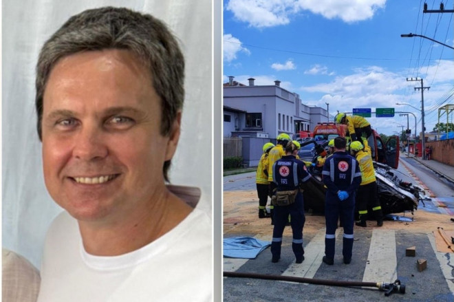 Eduardo dirigia o Mini Coper que bateu violentamente contra um muro