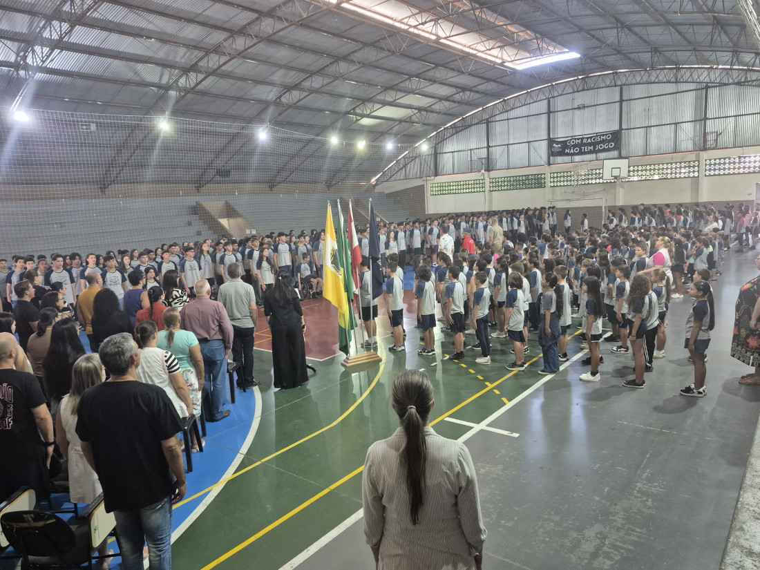 Solenidade foi realizada j&aacute; no padr&atilde;o c&iacute;vico-militar