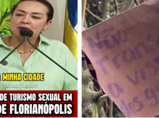A vereadora ocupou a tribuna para denunciar sexo ao ar livre e drogas na Trilha da Galheta