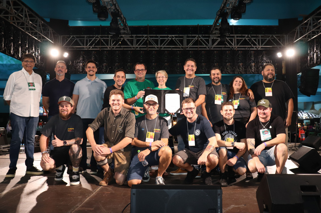 Representantes da entidade cervejeira celebraram o reconhecimento