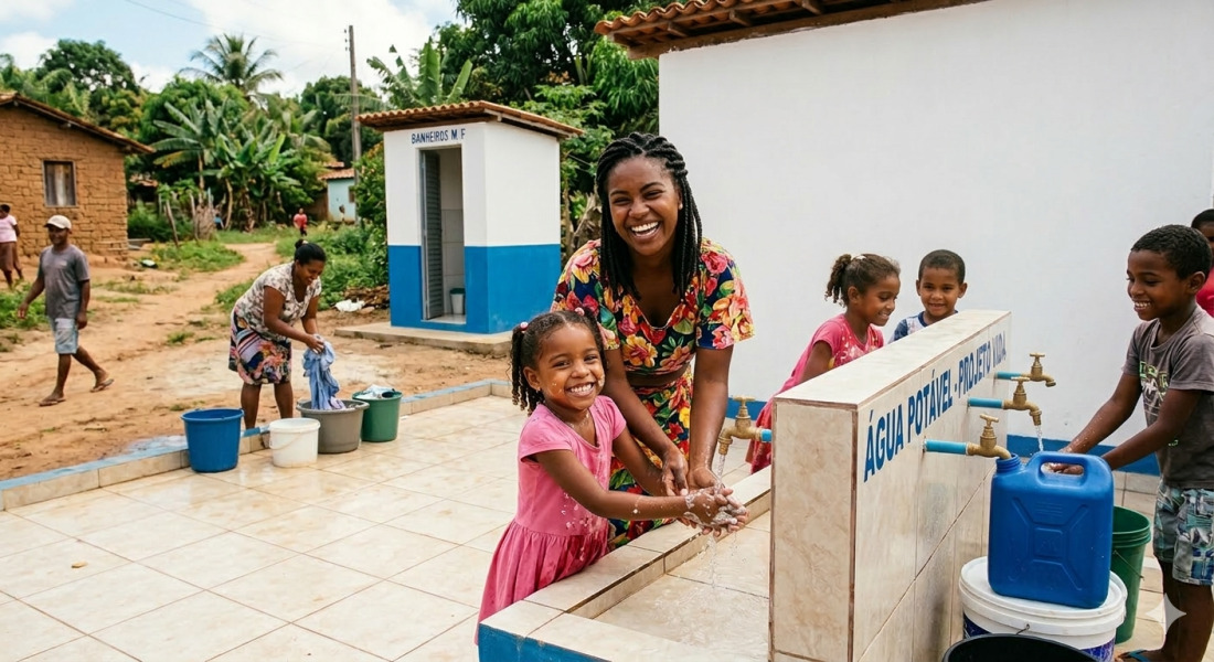 &Aacute;gua, saneamento e higiene, transformando vidas