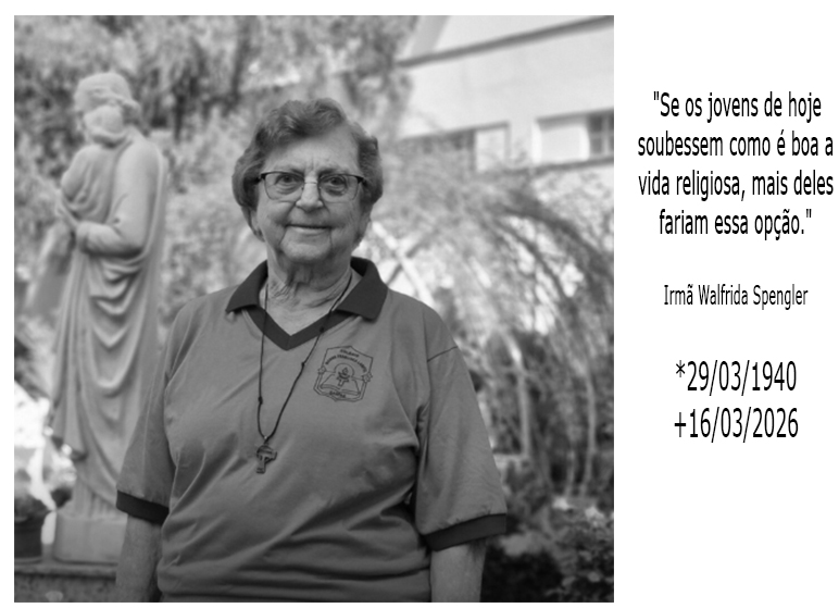 Irmão Walfrida dedicou mais de 60 anos à vida religiosa, sendo mais de 50 à educação em Gaspar