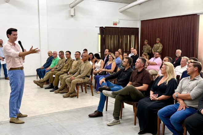 O deputado Gilson destacou a relev&acirc;ncia de Gaspar no cen&aacute;rio estadual