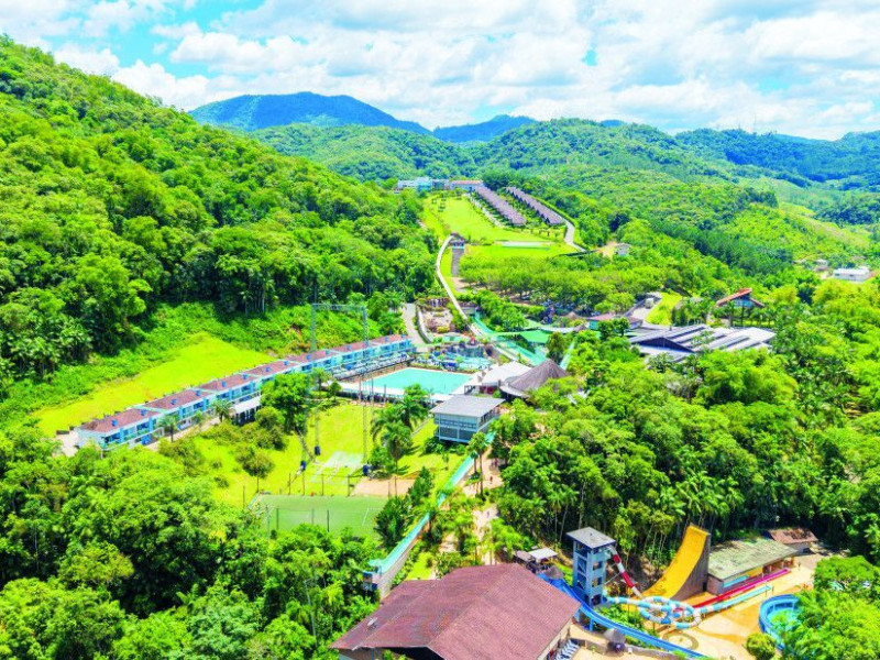 O Parque Aqu&aacute;tico Cascan&eacute;ia foi eleito sete vezes o melhor de Santa Catarina