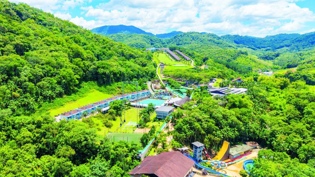 O Parque Aquático Cascanéia foi eleito sete vezes o melhor de Santa Catarina