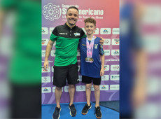 Lucas Ewald garantiu dois ouros e uma prata representando o Brasil em competi&ccedil;&atilde;o no Paraguai