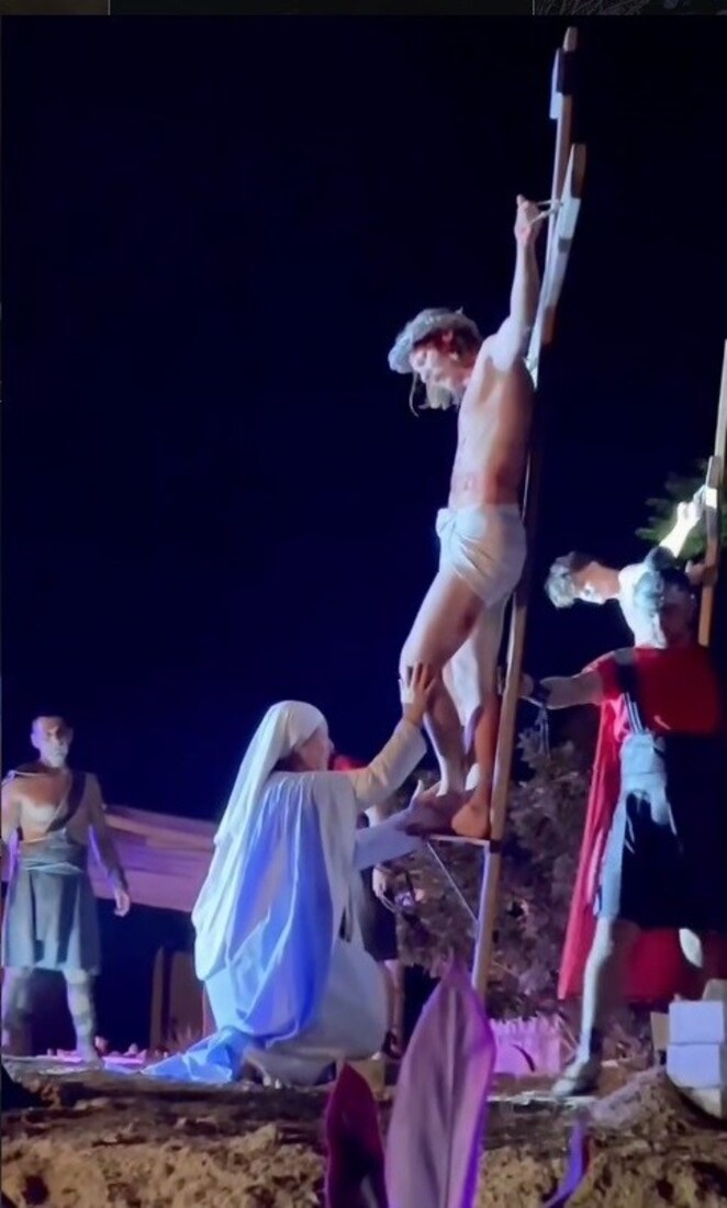 A cena da crucifica&ccedil;&atilde;o &eacute; um dos momentos mais emocionantes