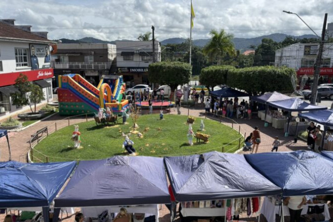 Clima de P&aacute;scoa j&aacute; tomou conta de Gaspar!