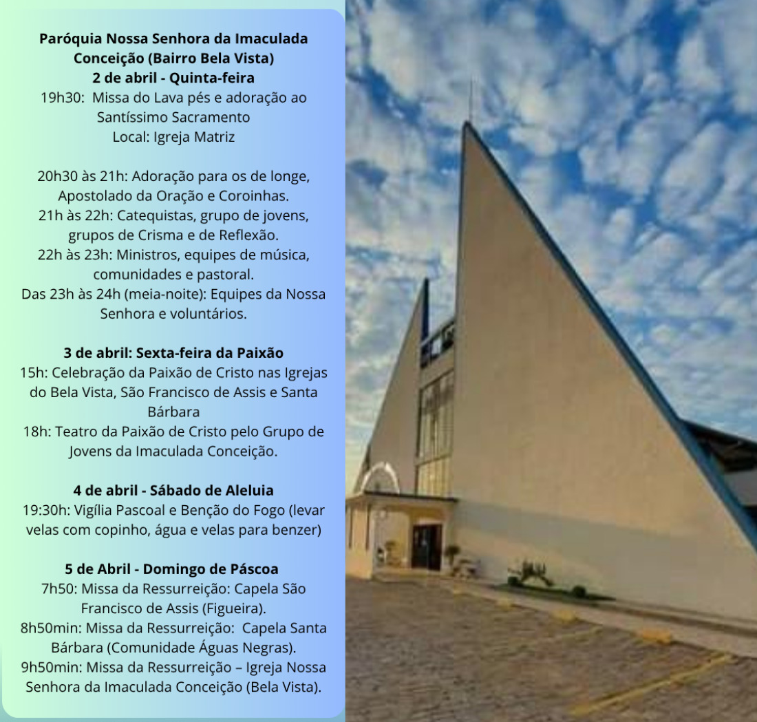 Par&oacute;quia Nossa Senhora da Imaculada Concei&ccedil;&atilde;o