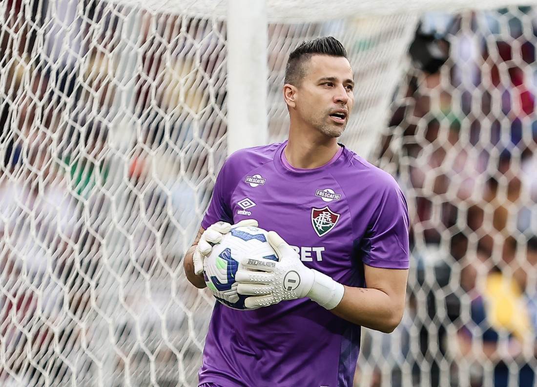O goleiro Fábio tornou-se o jogaodor mais velho a atuar em uma partida da Copa Libertadores