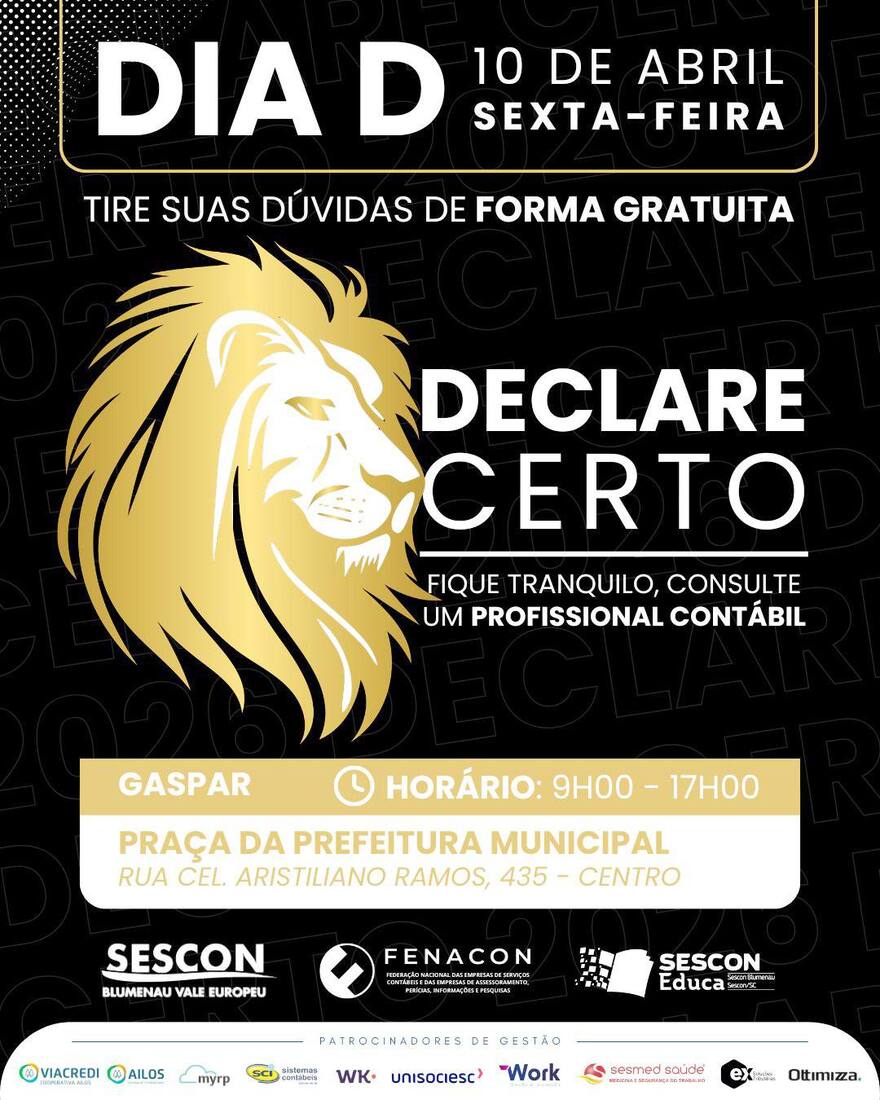 Evento acontece nesta sexta-feira, dia 10