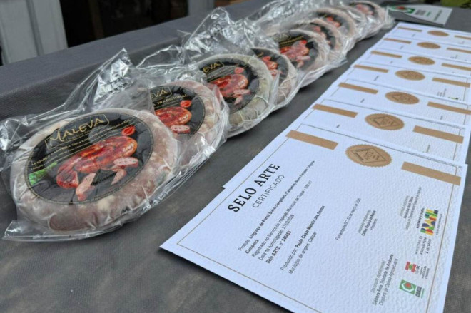 O selo garante a venda das lingui&ccedil;as Maleva em todo o territ&oacute;rio brasileiro