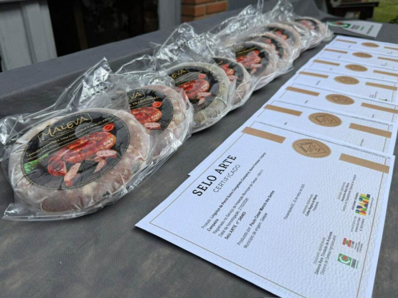 O selo garante a venda das lingui&ccedil;as Maleva em todo o territ&oacute;rio brasileiro