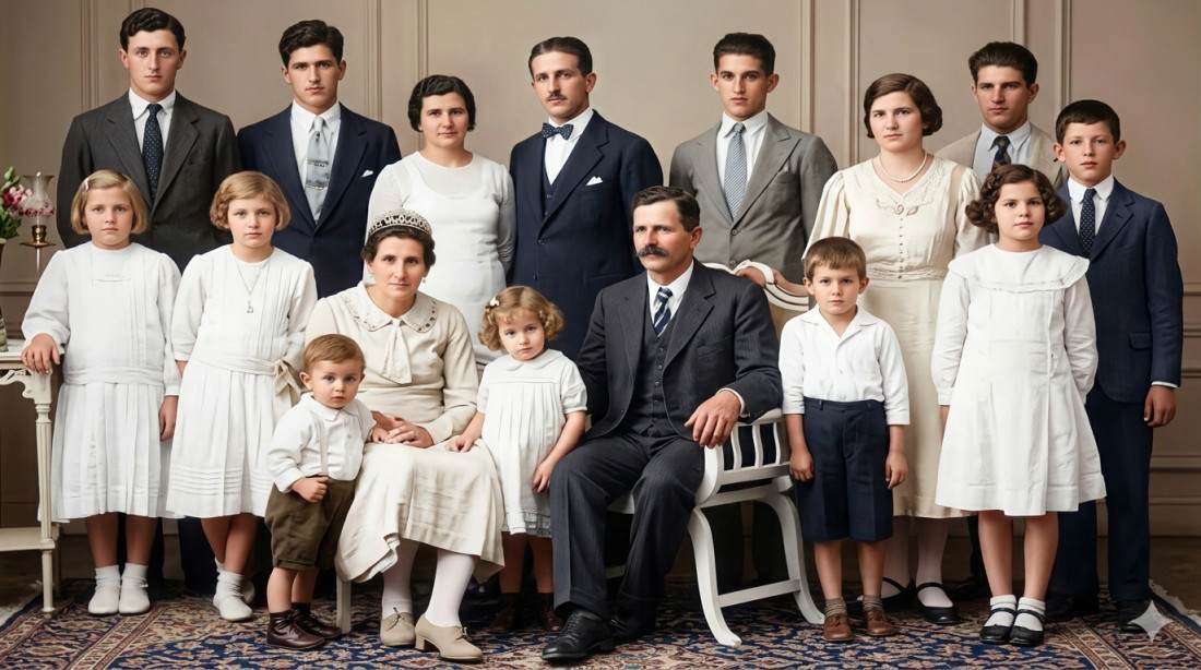 Fam&iacute;lia de Sim&atilde;o Oeschler, uma das fundadoras da Sociedade Harmonia