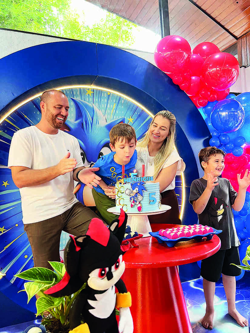 Henrique completou seus 5 anos 