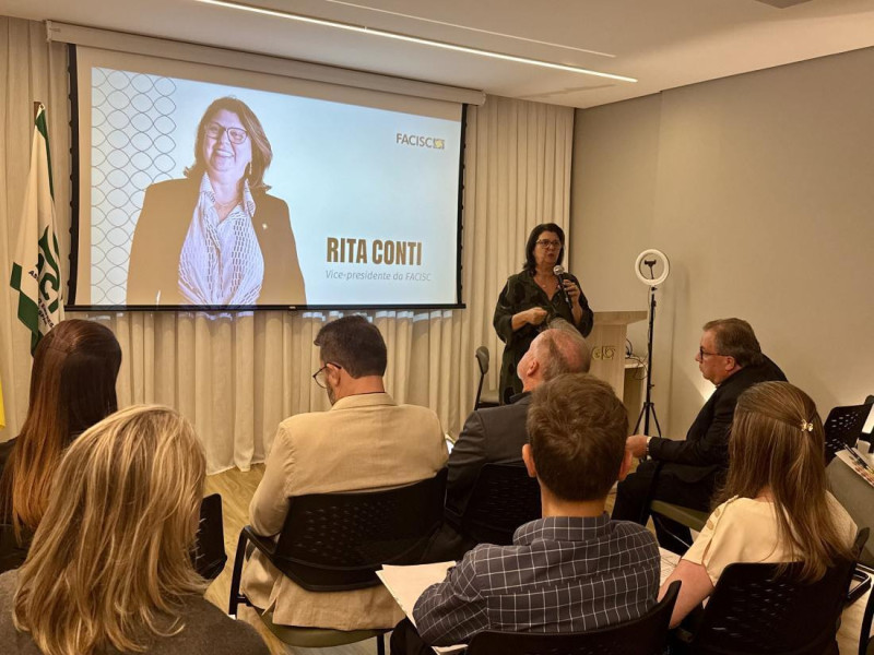Rita Conti, vice-presidente da FACISC