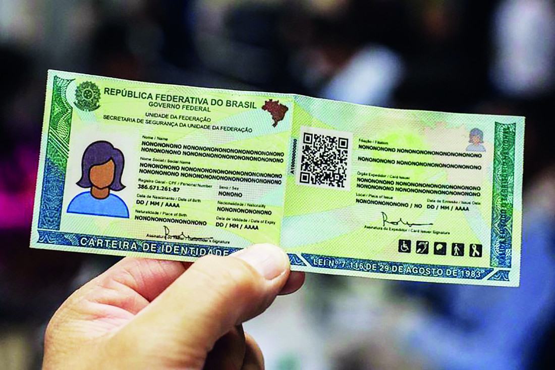 A Carteira de Identidade Nacional é o mais importante documento e deve estar atualizado