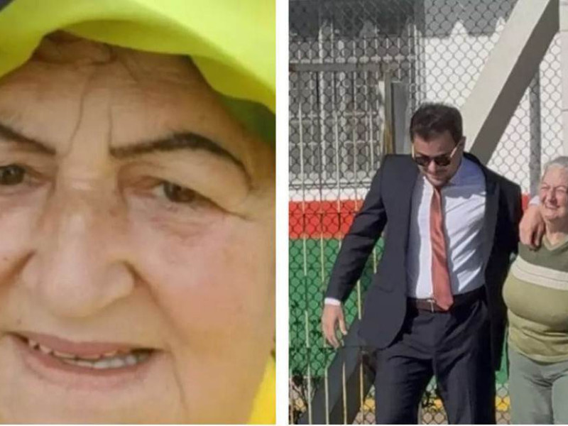 F&aacute;tima, em janeiro de 2023, e hoje deixando a penitenci&aacute;ria visivelmente emocionada e acompanhada de seus advogados