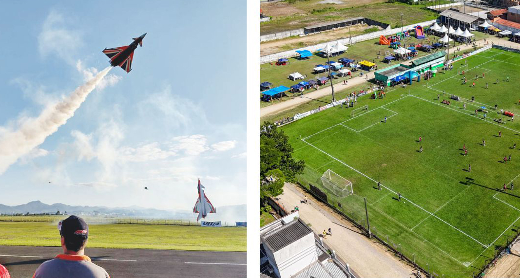 Combinação de tecnologia e futebol num fim de semana de muito lazer em Gaspar