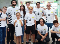 Nove atletas participaram do XII Circuito Reis de Xadrez, em Blumenau