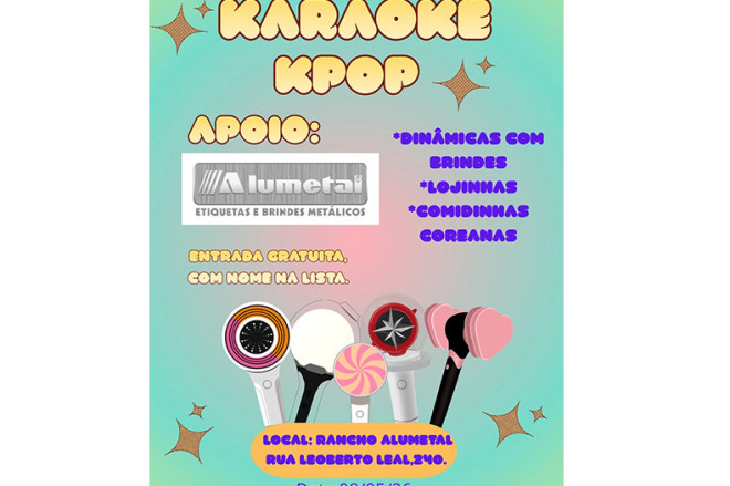 Evento acontece no pr&oacute;ximo dia 08, a partir das 19h, no Rancho Alumetal, em Blumenau 
