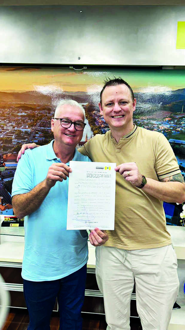 O prefeito Koerich sancionou a nova lei