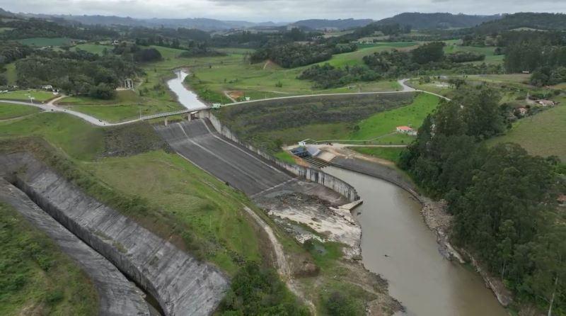 Barragem de Ituporanga passou por investimentos em 2025