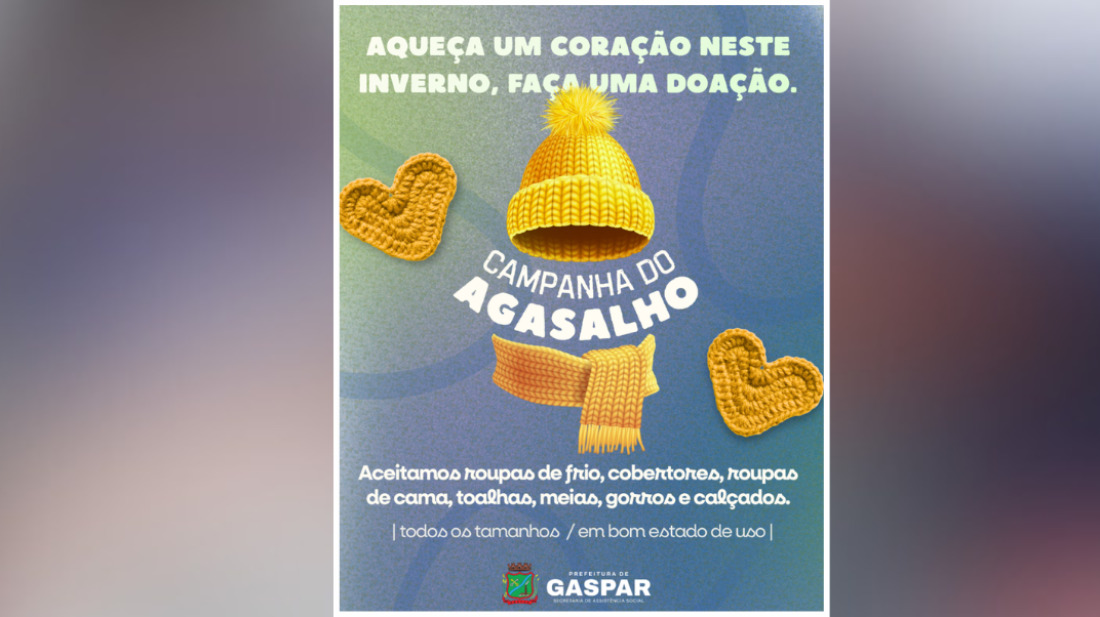 O cartaz de divulgação da campanha deste ano