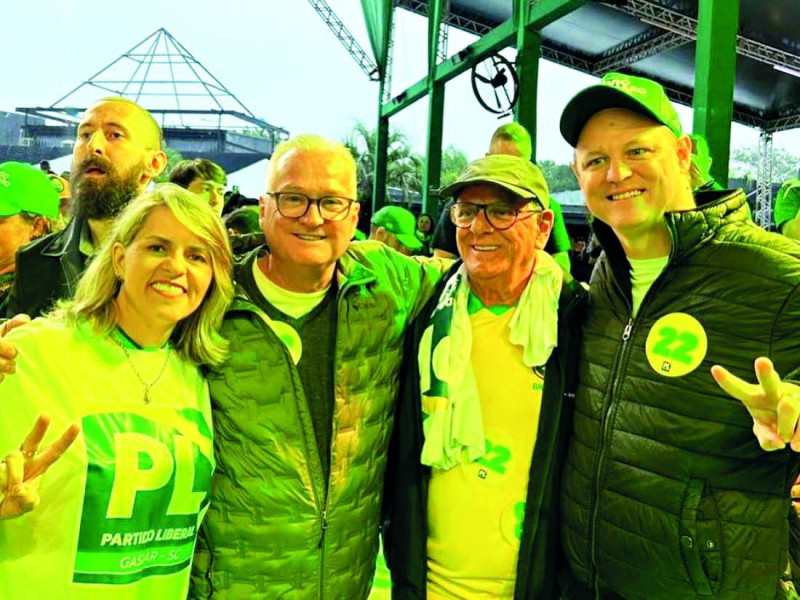 Eli Antunes, Paulo Koerich, Suca Medeiros (FMEL) e Calinho Schmidt