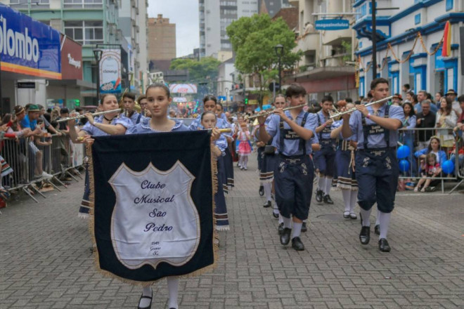 A Banda representa Gaspar fora do munic&iacute;pio