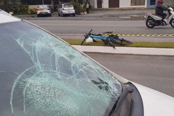 Ciclista morreu antes da chegada do socorro
