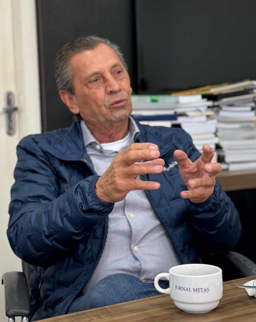 J&uacute;lio Garcia cumpriu a agenda no Vale do Itaja&iacute; e visitou o Jornal Metas