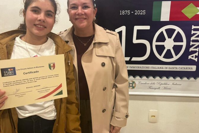 Concurso foi promovido pelo Lira Circolo Italiano di Blumenau