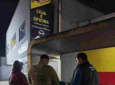 Opera&ccedil;&atilde;o contou com o aux&iacute;lio da Pol&iacute;cia Militar de Gaspar