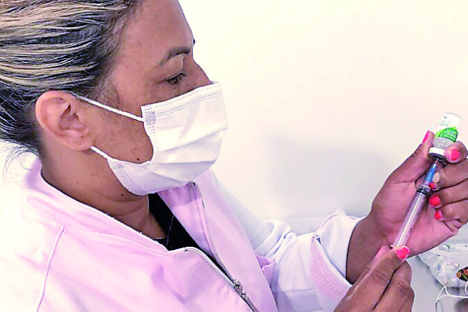 Cobertura vacinal est&aacute; abaixo de 40% 