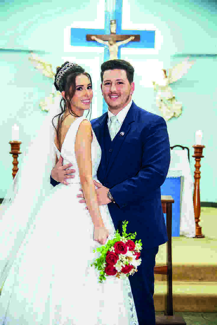 Larissa e Ruan oficializaram sua uni&atilde;o no S&aacute;bado (16),