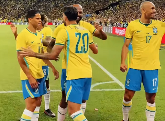 Time reserva deu conta do recado e sacramentou a goleada no segundo tempo