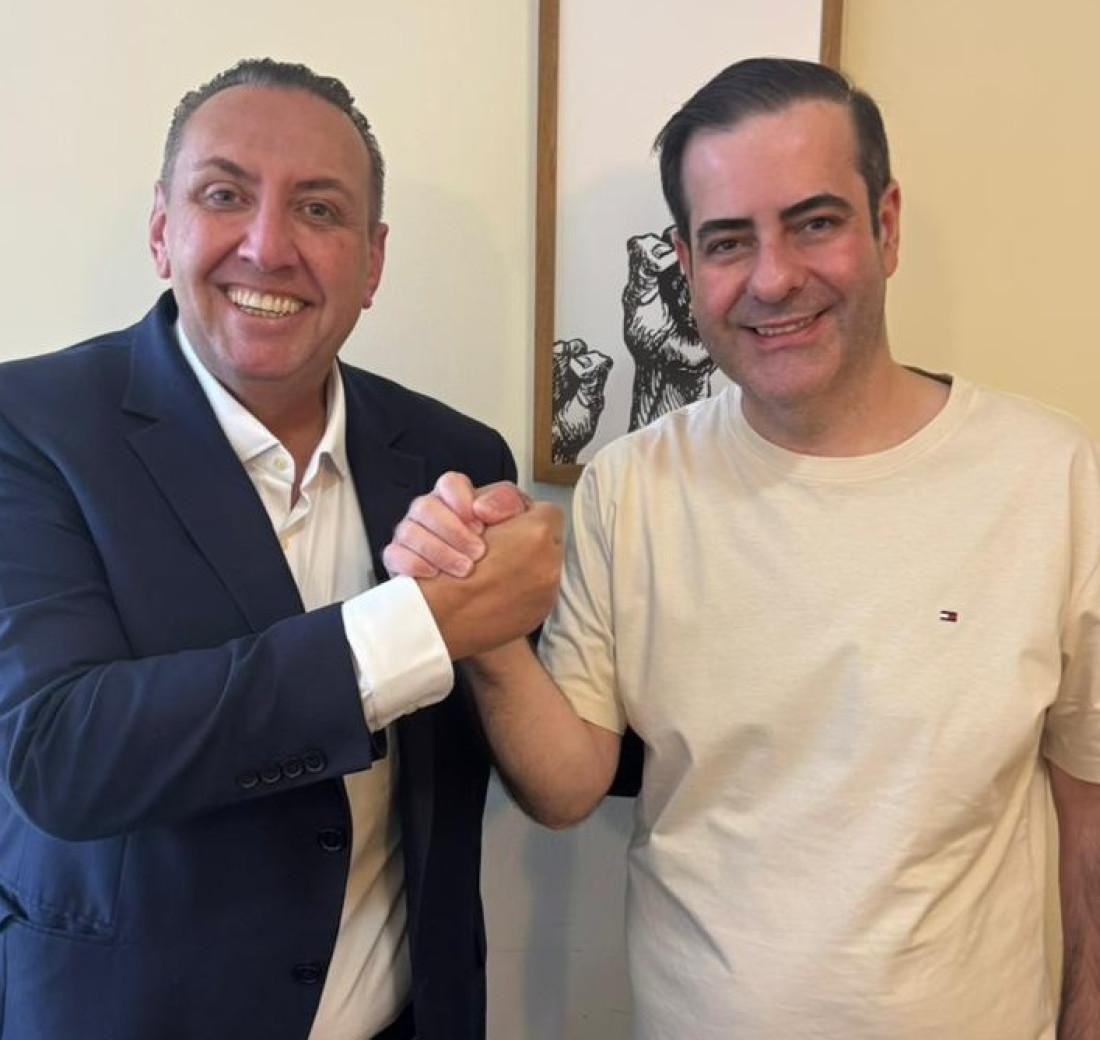 Ciro e o deputado federal Carlos Chiodini