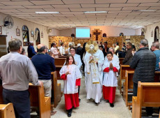 Prociss&atilde;o e missa de Corpus Christi - Capela Santa B&aacute;rbara, &Aacute;guas Negras - Gaspar