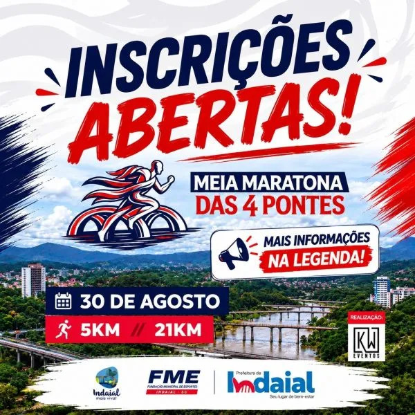 Prova terá percursos de 5 e 21km