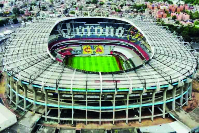 O lend&aacute;rio est&aacute;dio Azteca vai sediar pela terceira vez uma abertura de Copa do Mundo